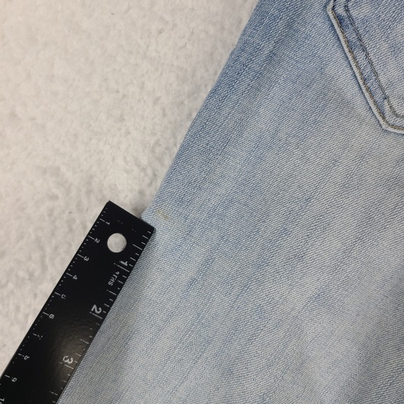 Lucky Brand Jeans Womens 4/27 Blue Bridgette Skinny Distress Light Wash Denim * - Picture 12 of 16